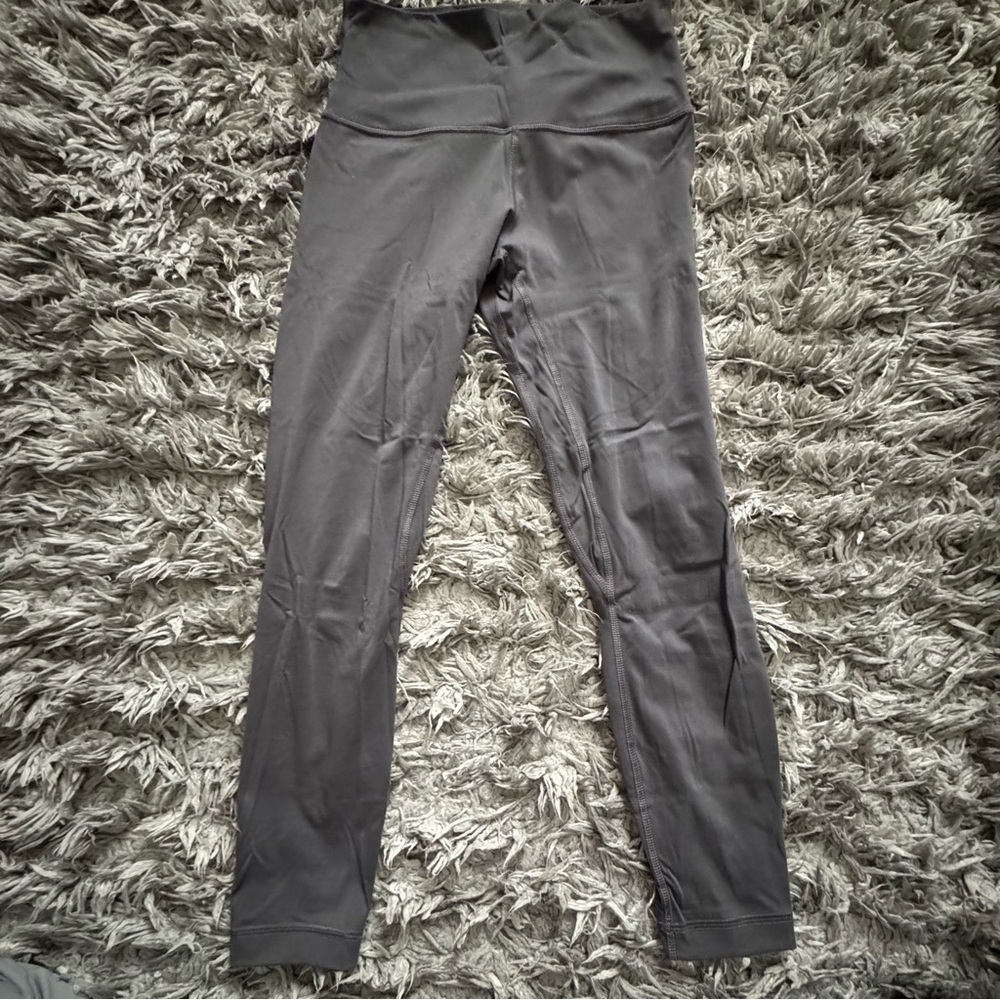 Lululemon Gray High-Waisted Leggings